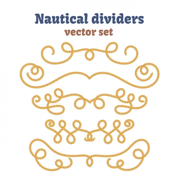 Nautical dividers collection