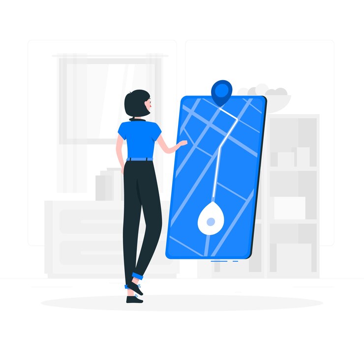 Free Vector navigation concept illustration