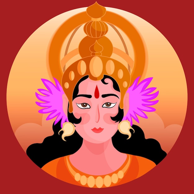 Free vector navratri drawn