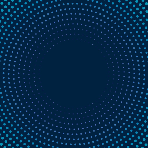 Navy gradient halftone background vector