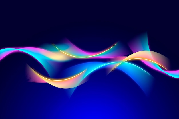 Neon abstract background