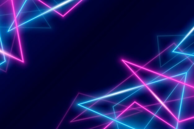 Neon background effect design