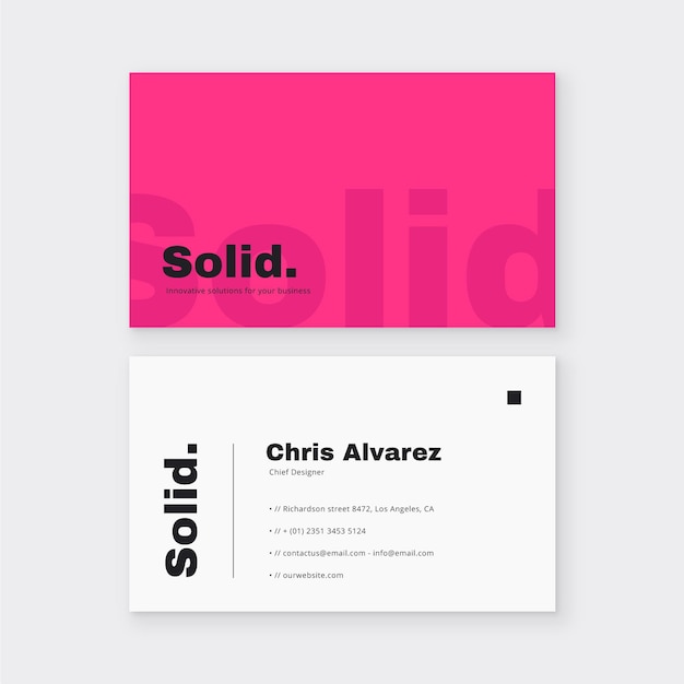 Neon business cards