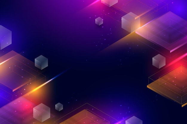 Free Vector neon effect background design