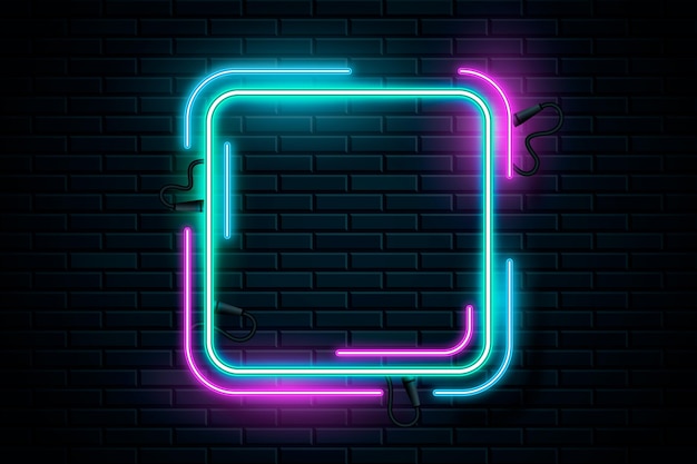 Neon frame design