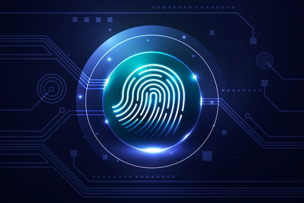 Neon identity background