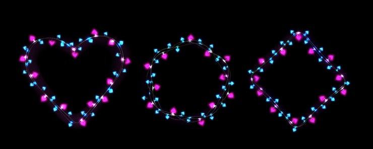 Free Vector neon light bulbs set