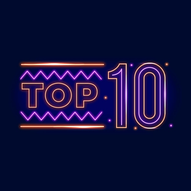 네온 라이트 탑 10