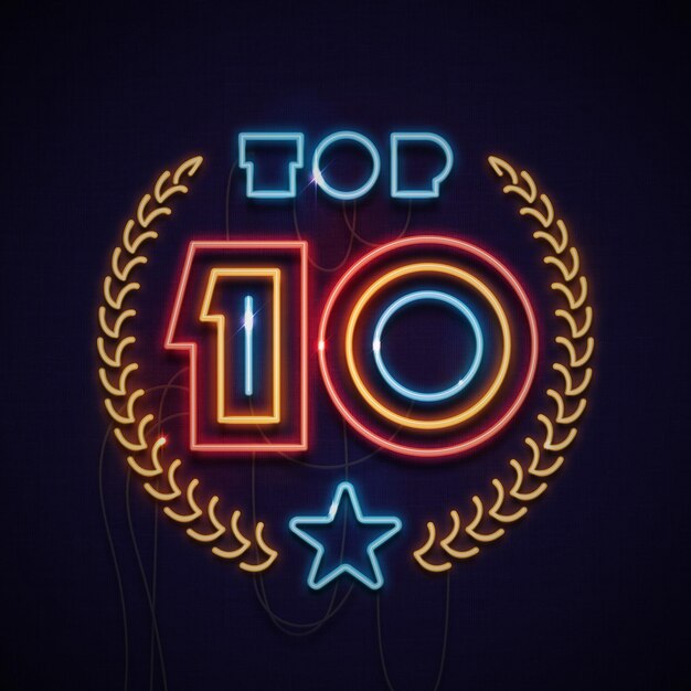 Neon light top 10