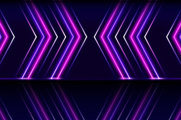 Neon lights background concept