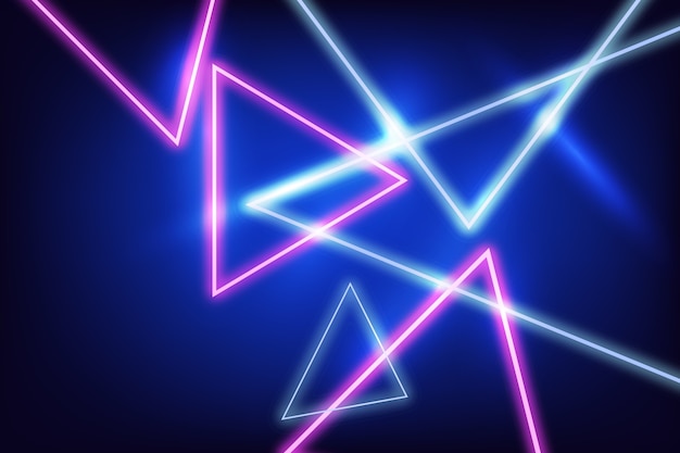 Free vector neon lights background design