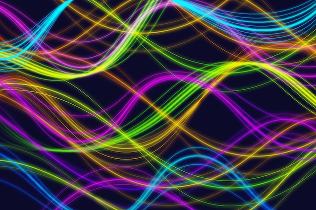 Neon lights background design