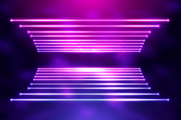 Neon lights background design