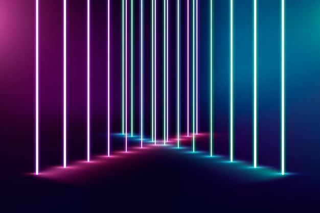 Neon lights background