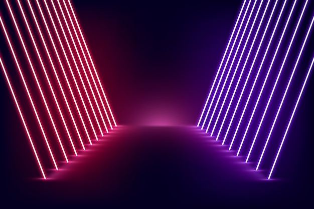 Neon lights background