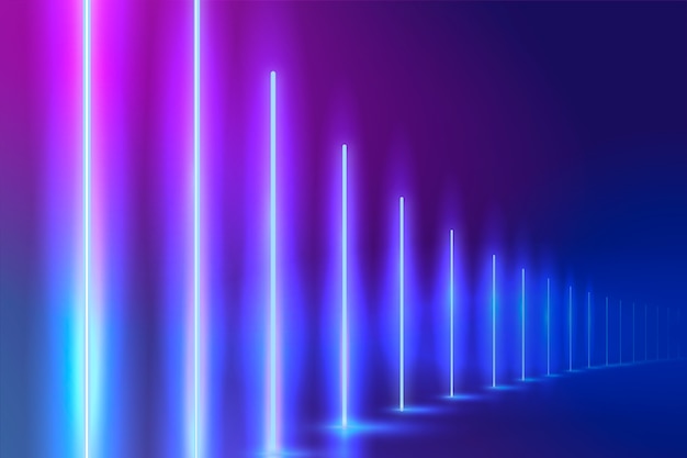 Neon lights background