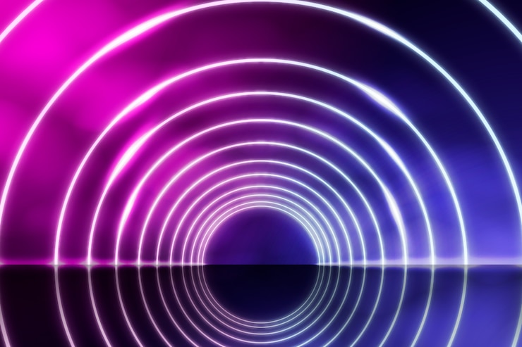 Free Vector neon lights background