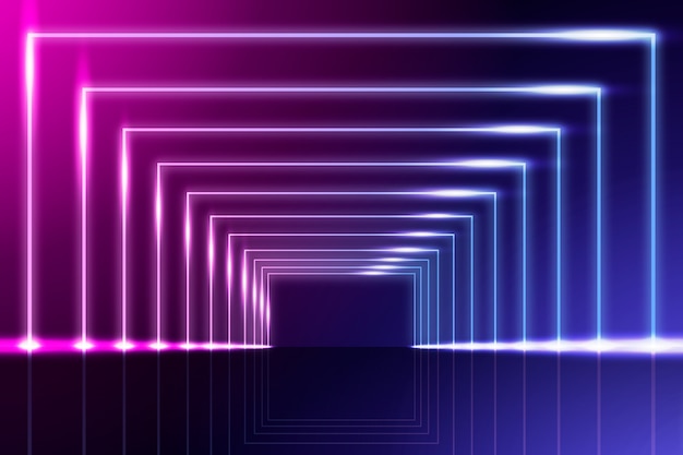 Neon lights background