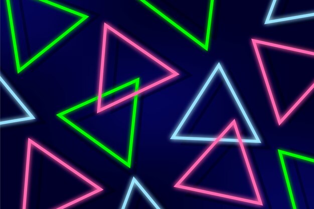 Neon lights background