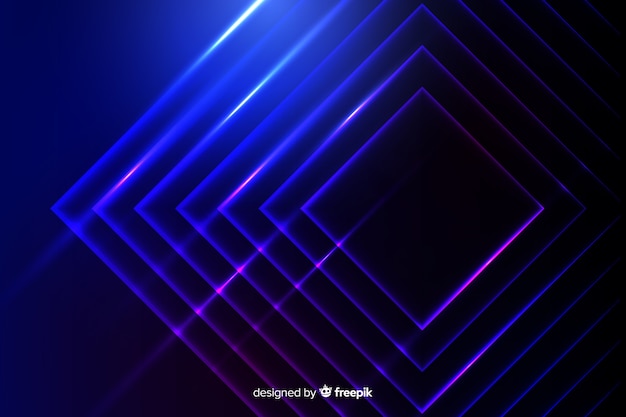 Free vector neon lights technology background