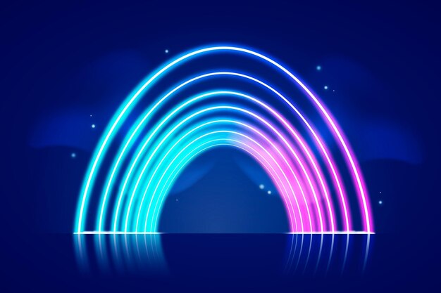 Neon lights wallpaper theme