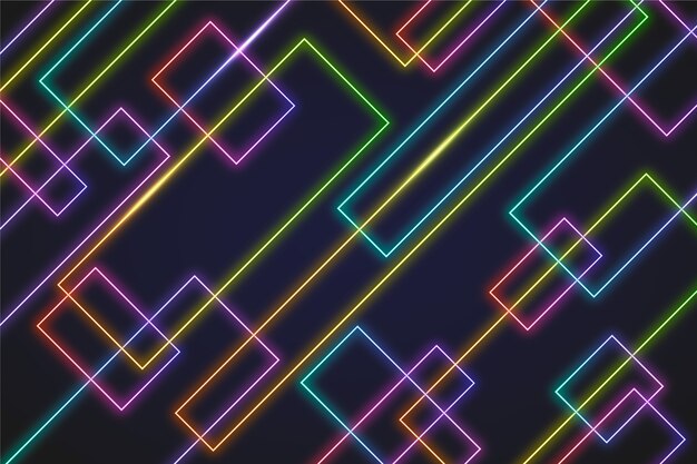 Neon lights wallpaper