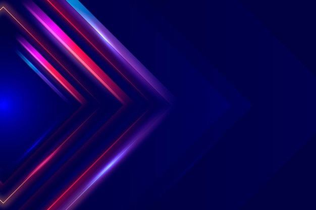 Free vector neon lights wallpaper