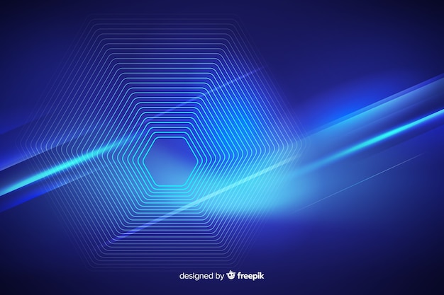 Neon lines abstract background