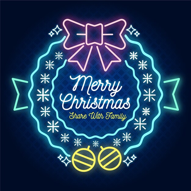 Neon buon natale