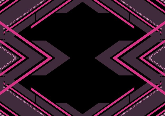 Free vector neon pink background geometric design