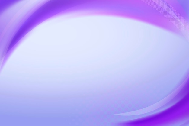 Neon purple curve frame template vector