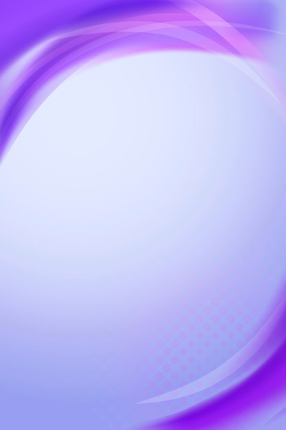 ネオン紫曲線フレームテンプレートベクトル