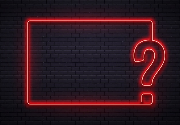 Download Free Neon Question Mark Frame Quiz Lighting Interrogation Point Red Use our free logo maker to create a logo and build your brand. Put your logo on business cards, promotional products, or your website for brand visibility.