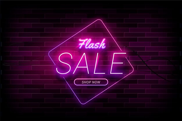 Neon sale sign