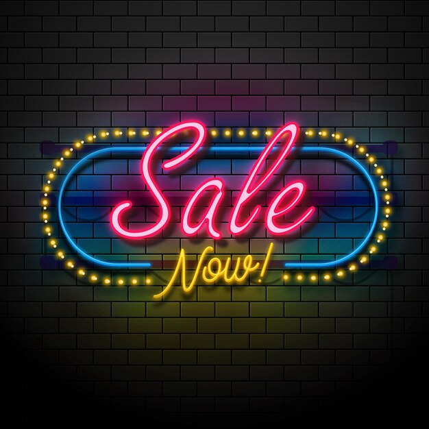 Neon sale sign