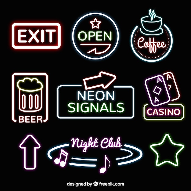 Neon sign collection