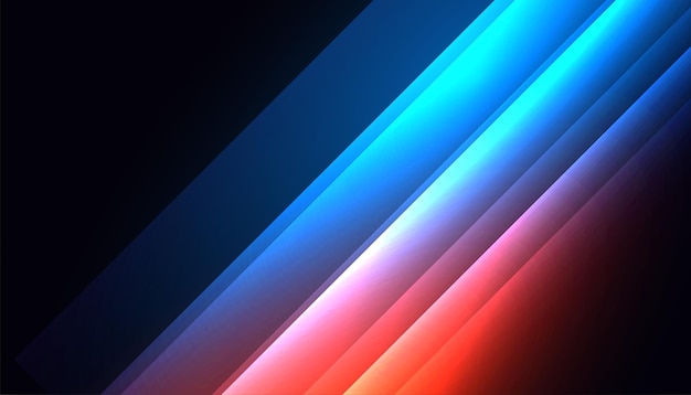 Neon style abstract and glowing lines modern wallpaper design