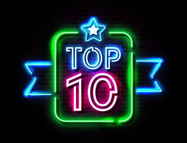 Neon top 10 concept