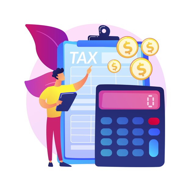 net income calculating abstract concept  illustration. salary calculation, net income formula, take home pay, corporate accounting, calculating earnings, profit estimation .