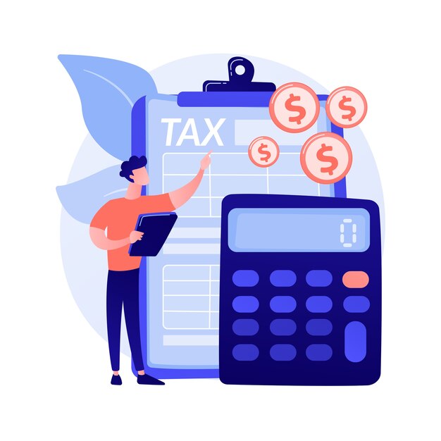 net income calculating abstract concept vector illustration. salary calculation, net income formula, take home pay, corporate accounting, calculating earnings, profit estimation abstract metaphor.