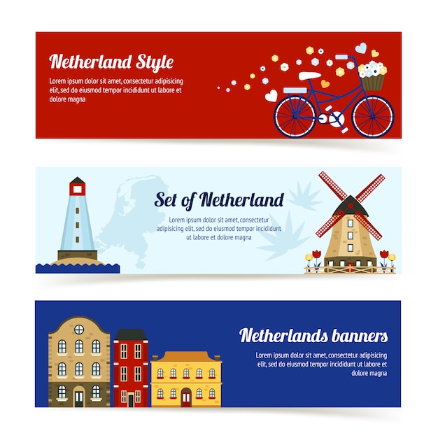 Netherlands horizontal banners