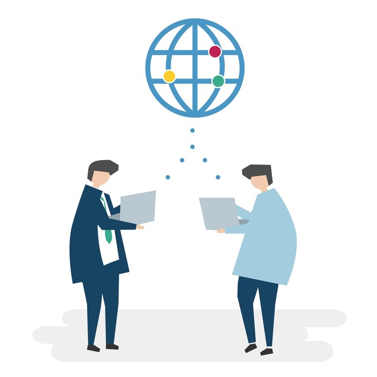 Free Vector network avatar illustration