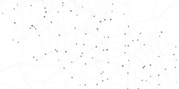 Network connections background with connecting lines and dots