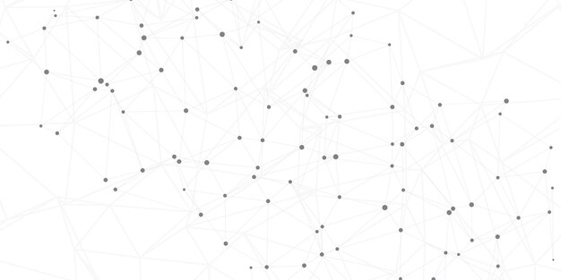 Network connections background with connecting lines and dots