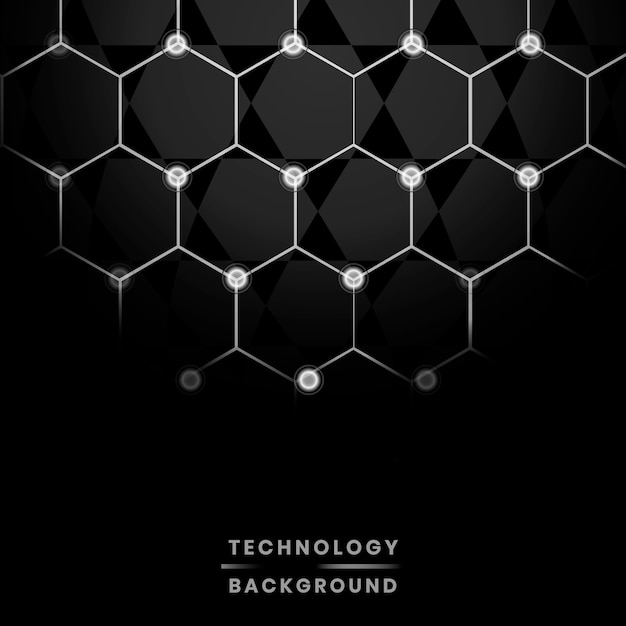 Free vector network and technology background