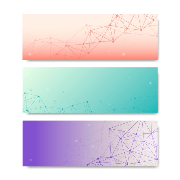 Free vector neural network illustration collection