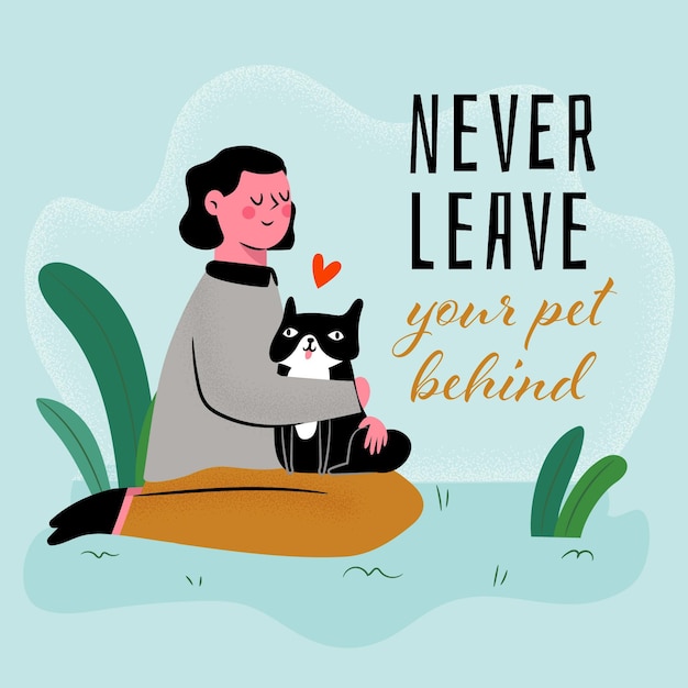 Never leave your pet behind