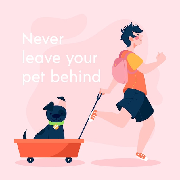 Never leave your pet behind