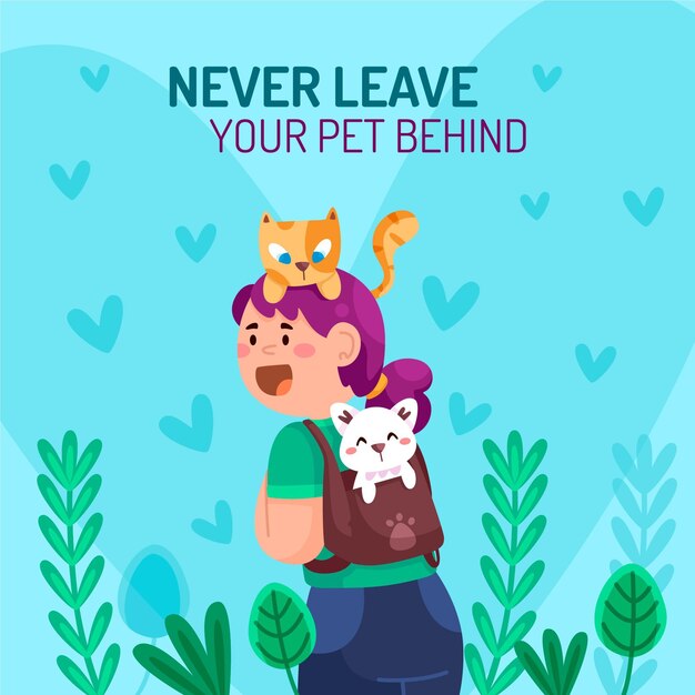 Never leave your pet behind