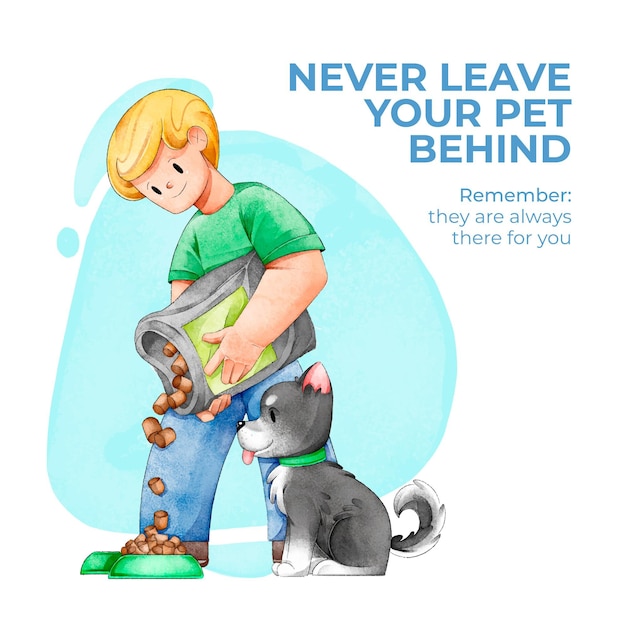 Non lasciare mai il tuo animale domestico alle spalle
